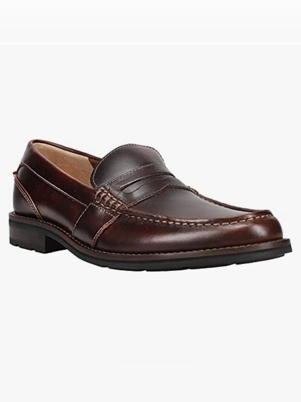Sperry Topsider Essex Dark Brown Leather Penny Loafers (9.5)